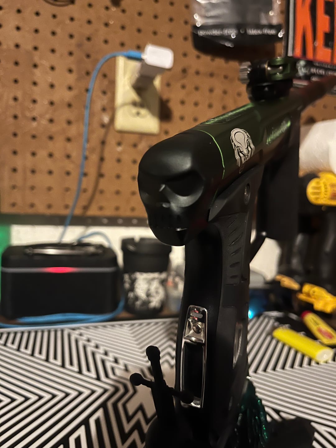 Customer photo review of 170R SKULL BACK CAP