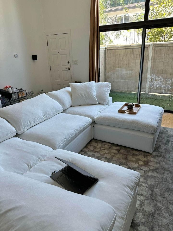 Customer photo review of Cloud Classic | 5-Piece Closed Modular Sofa