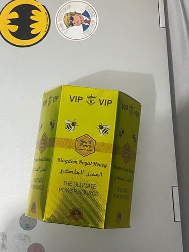 Customer photo review of Royal Honey Hexagonal 1 Caja (24 sobres)