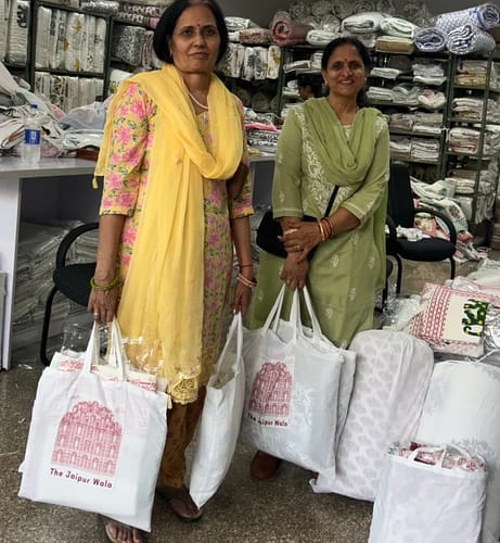 Customer photo review of Organic Mulmul Cotton Quilt