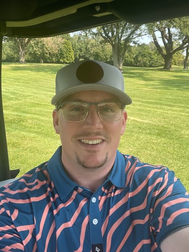 Customer photo review of Groovin - Navy/Peach