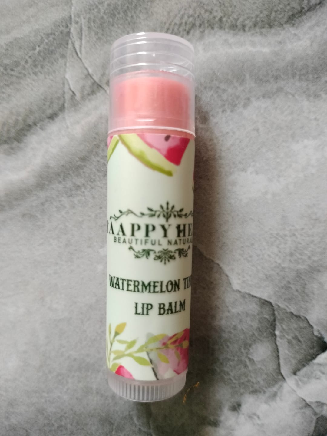 Customer photo review of Lip Balm With Tint Watermelon