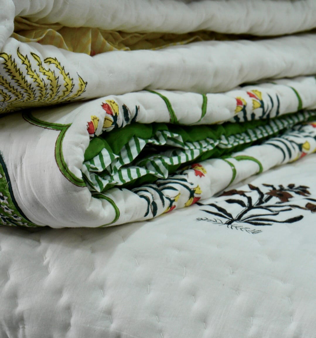 Customer photo review of Organic Mulmul Cotton Quilt