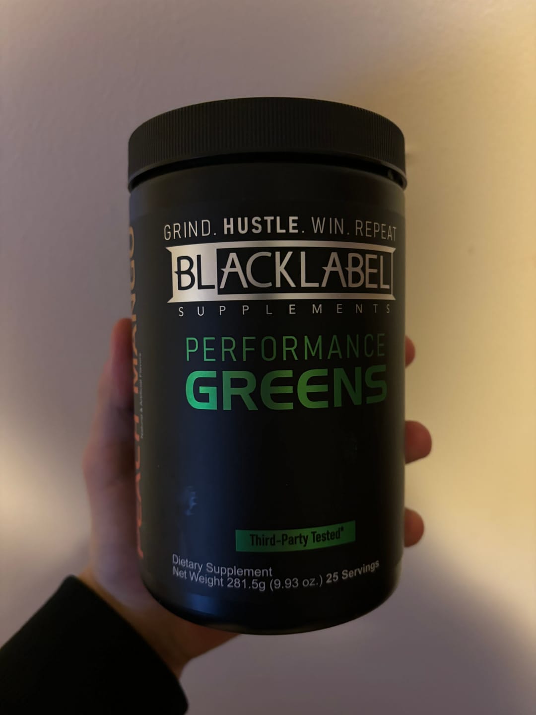 Customer photo review of PERFORMANCE GREENS