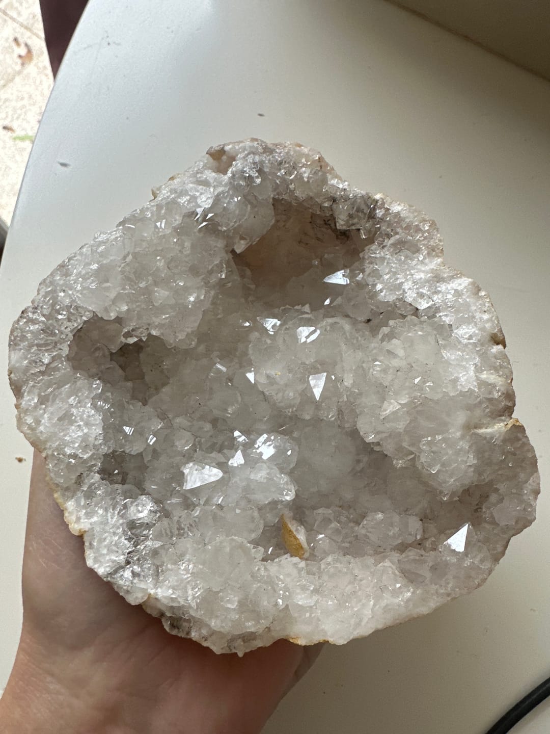 Customer photo review of Géode de quartz