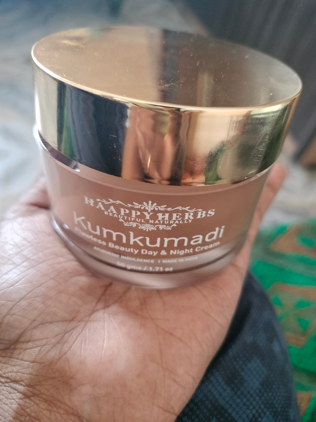 Customer photo review of Kumkumadi Flawless Beauty Day & Night Cream