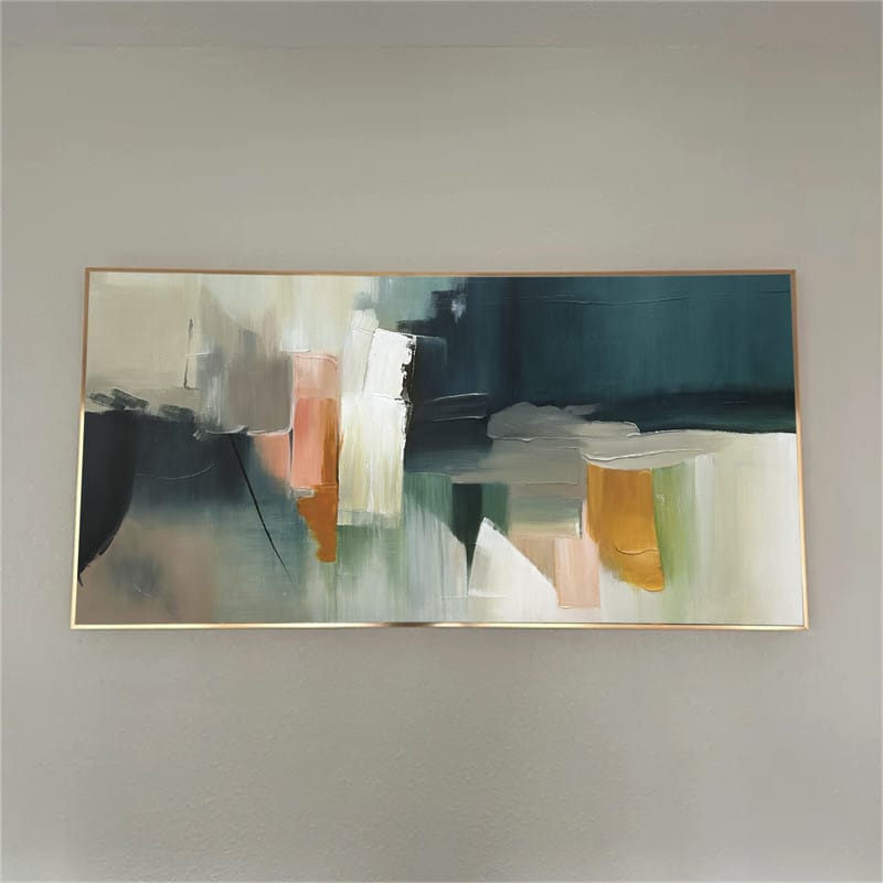 Customer photo review of Abstract Painting Canvas #AP075