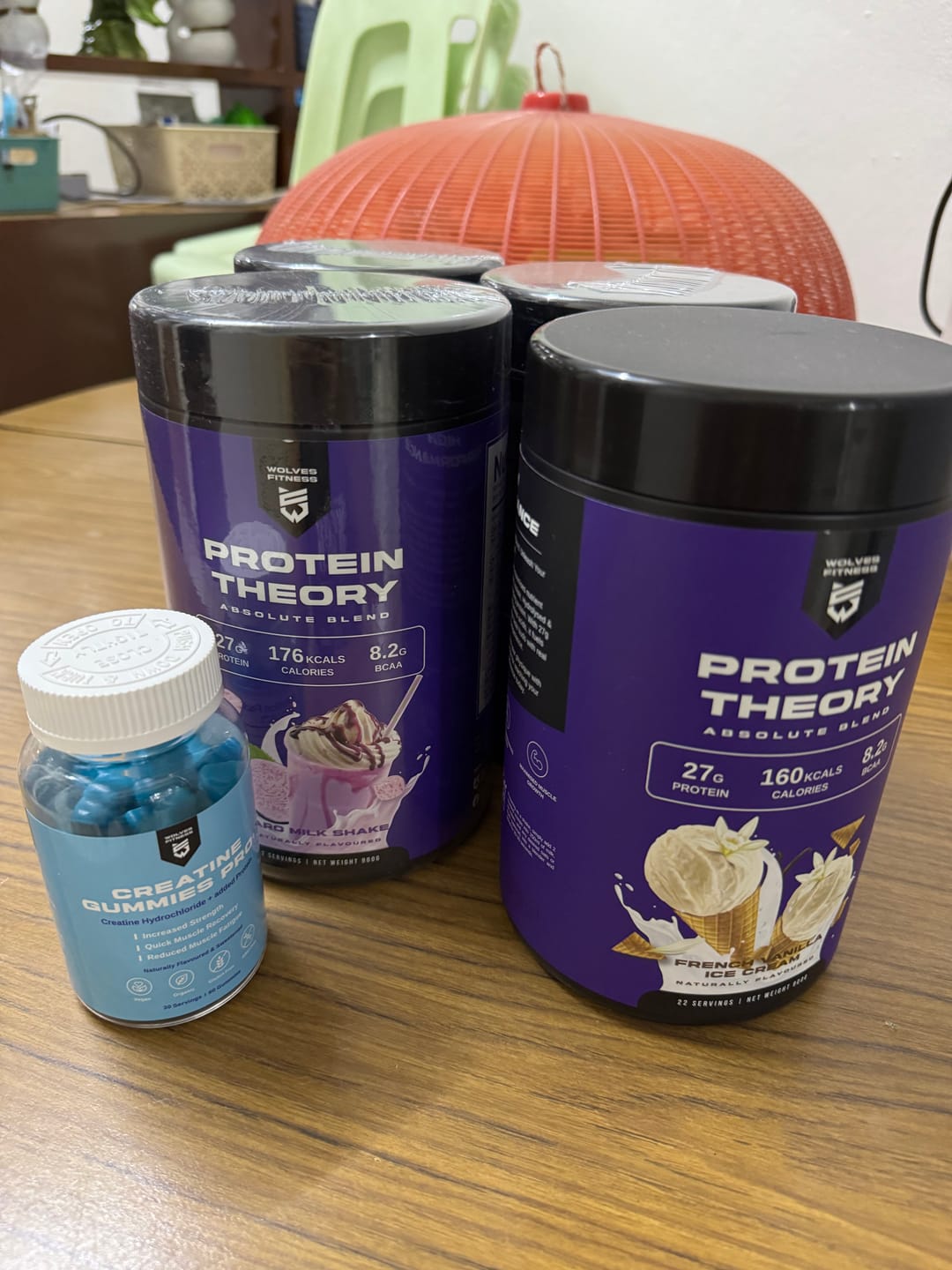 Customer photo review of [900g Tub] PROTEIN THEORY - Absolute Blend (FRENCH VANILLA ICE CREAM)