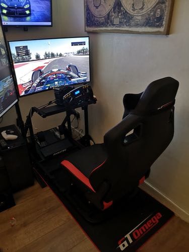 Customer photo review of Simulator Floor Mat