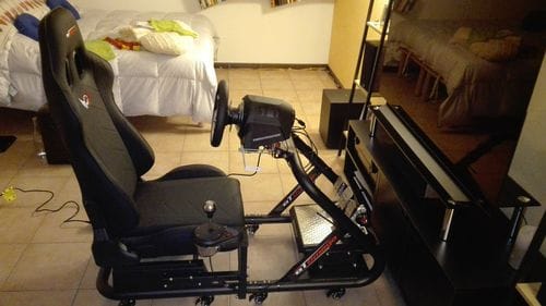 Customer photo review of Sim Racing Caster Wheels