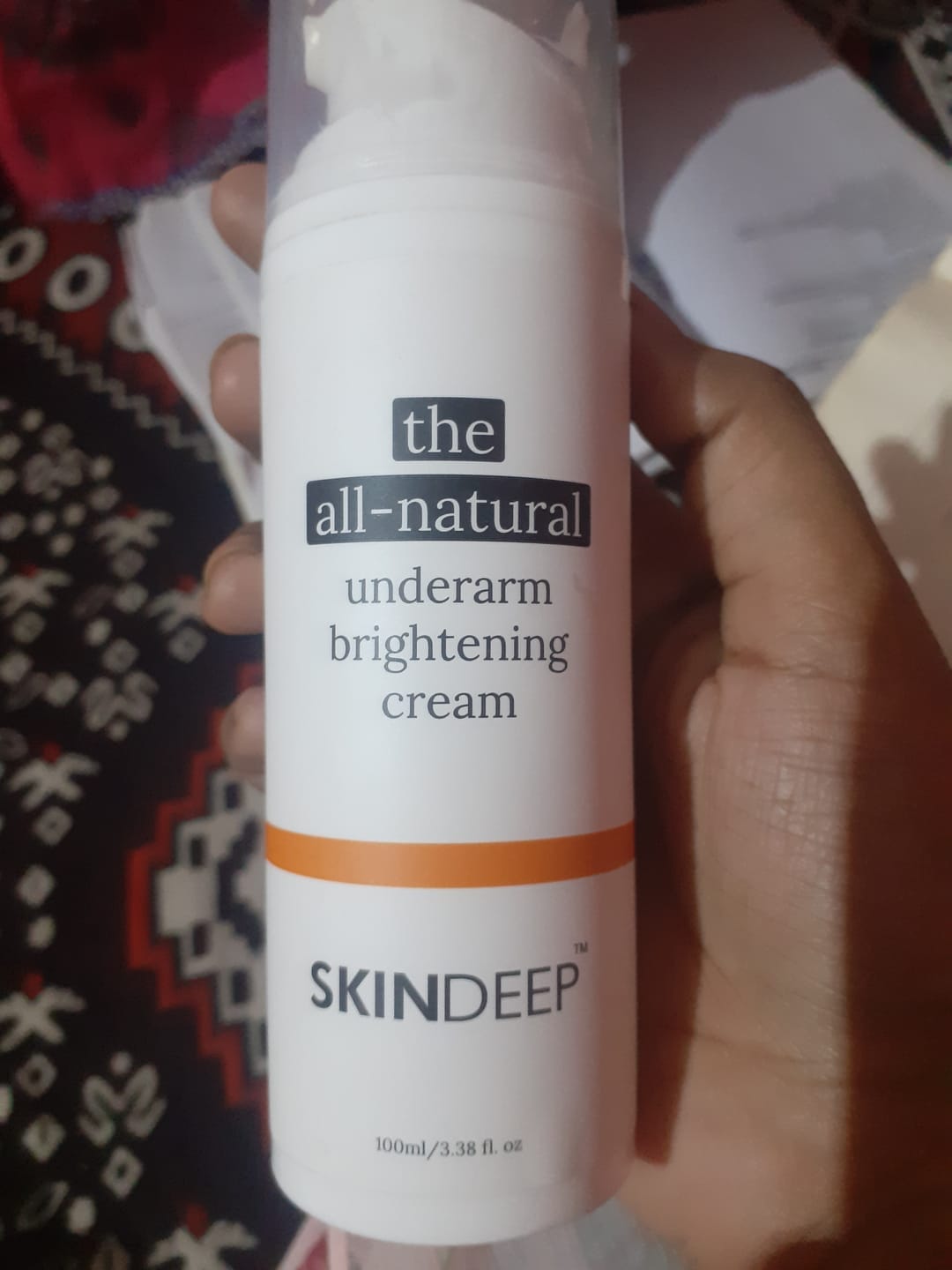 Customer photo review of THE ALL-NATURAL UNDERARM BRIGHTENING CREAM