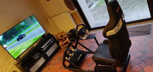 Customer photo review of Sim Racing Caster Wheels