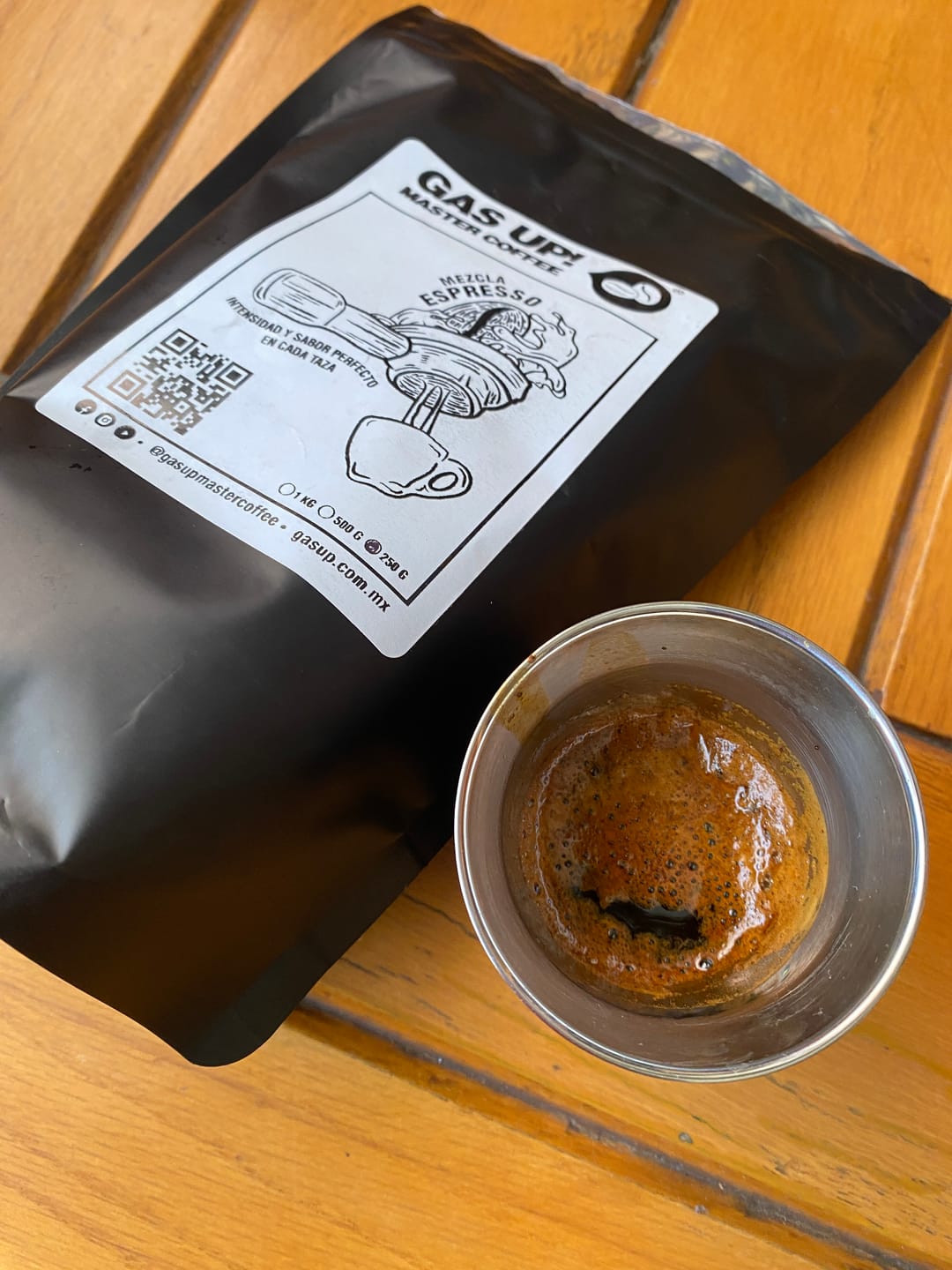 Customer photo review of Café para Espresso – Intensidad y Sabor Perfecto en Cada Taza
