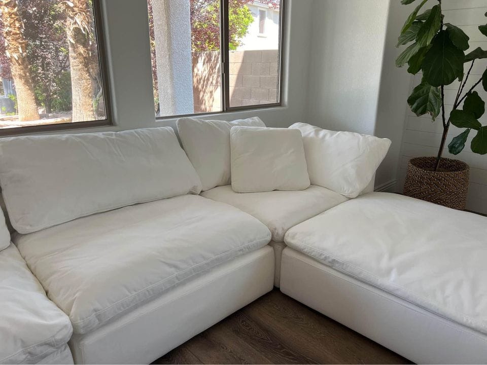 Customer photo review of Cloud Classic | 4-Piece Closed Modular Sofa
