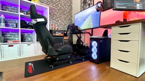 Customer photo review of Sim Racing Caster Wheels