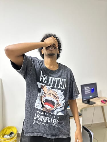 Customer photo review of GEAR 5 BOUNTY POSTER VINTAGE OVERSIZE TEE