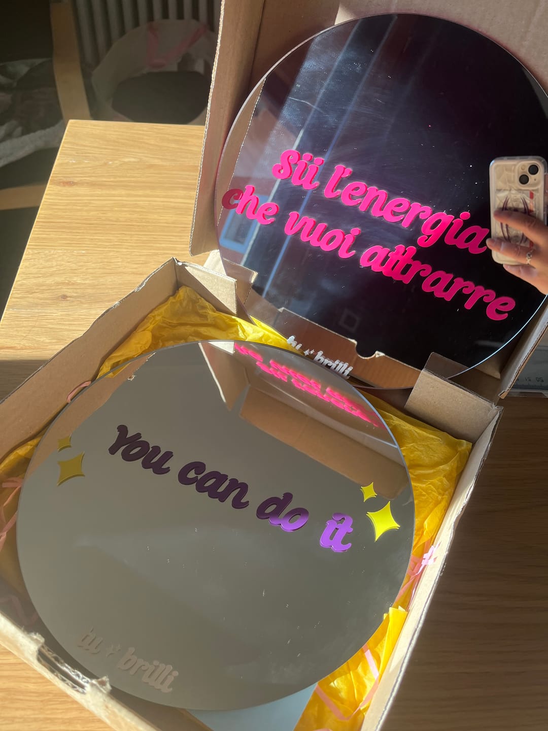 Customer photo review of SII L'ENERGIA CHE VUOI ATTRARRE | Sparkle Mirror