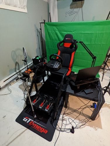 Customer photo review of Simulator Floor Mat