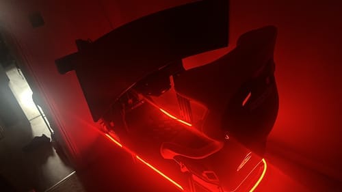 Customer photo review of PRIME Integrated Monitor Mount