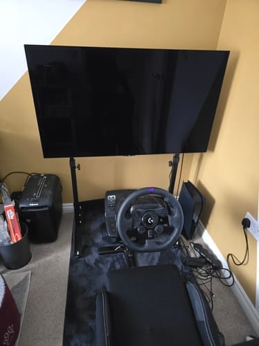 Customer photo review of Portable Monitor Stand