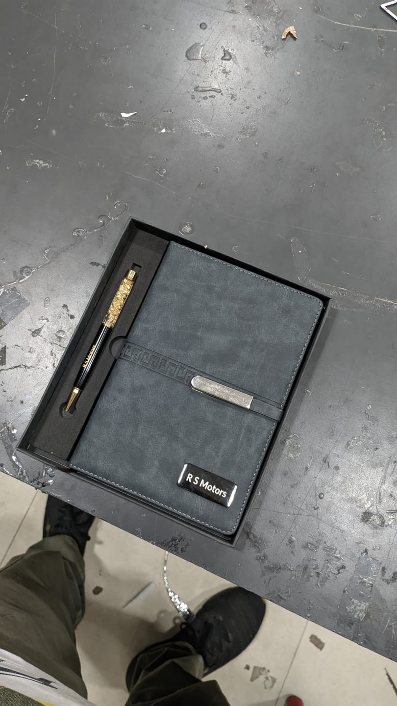 Customer photo review of 2 in 1 Diary Pen Set | Corporate Gift | PrintMine.in