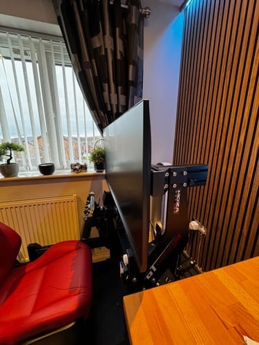 Customer photo review of PRIME Integrated Monitor Mount