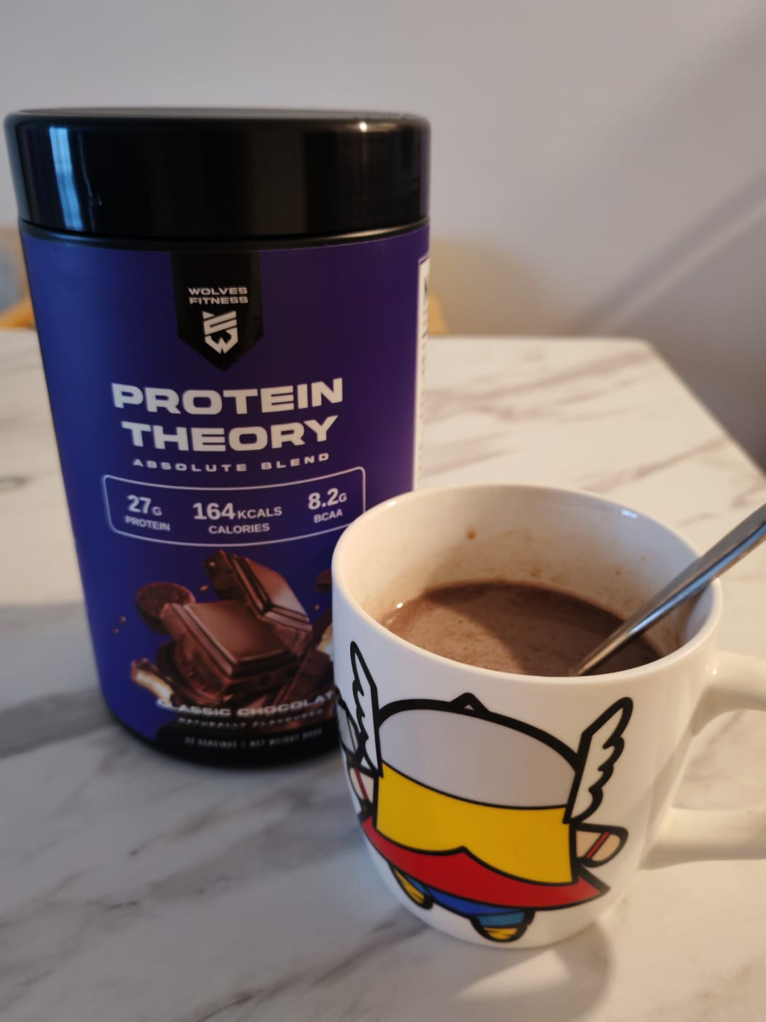 Customer photo review of [900g Tub] PROTEIN THEORY - Absolute Blend (CLASSIC CHOCOLATE)