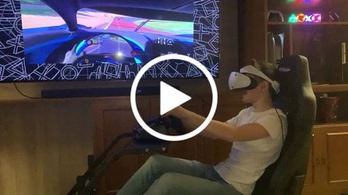 Customer photo review of Simulator Floor Mat