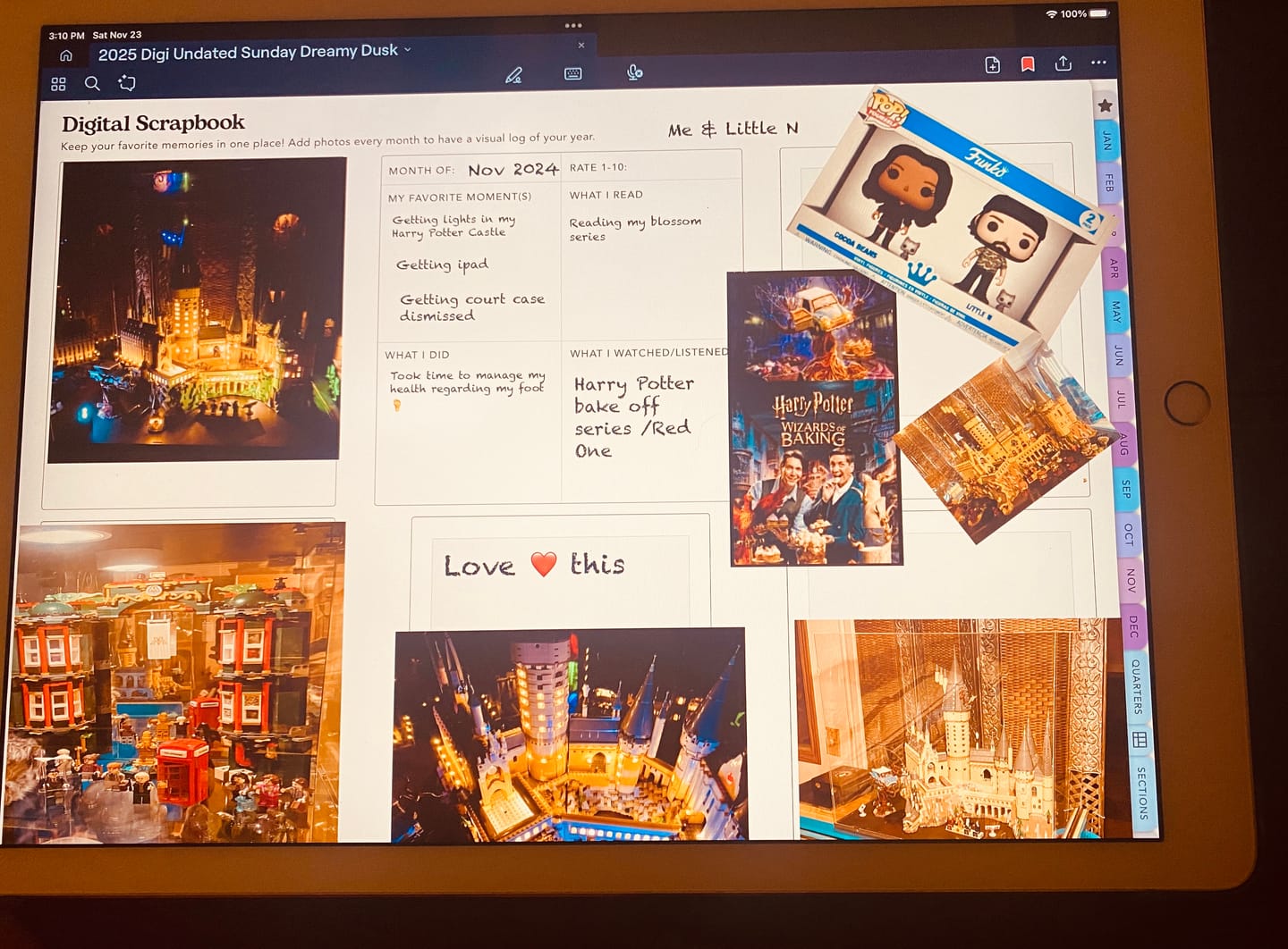Customer photo review of Digital Seasons of the Year Sticker Book