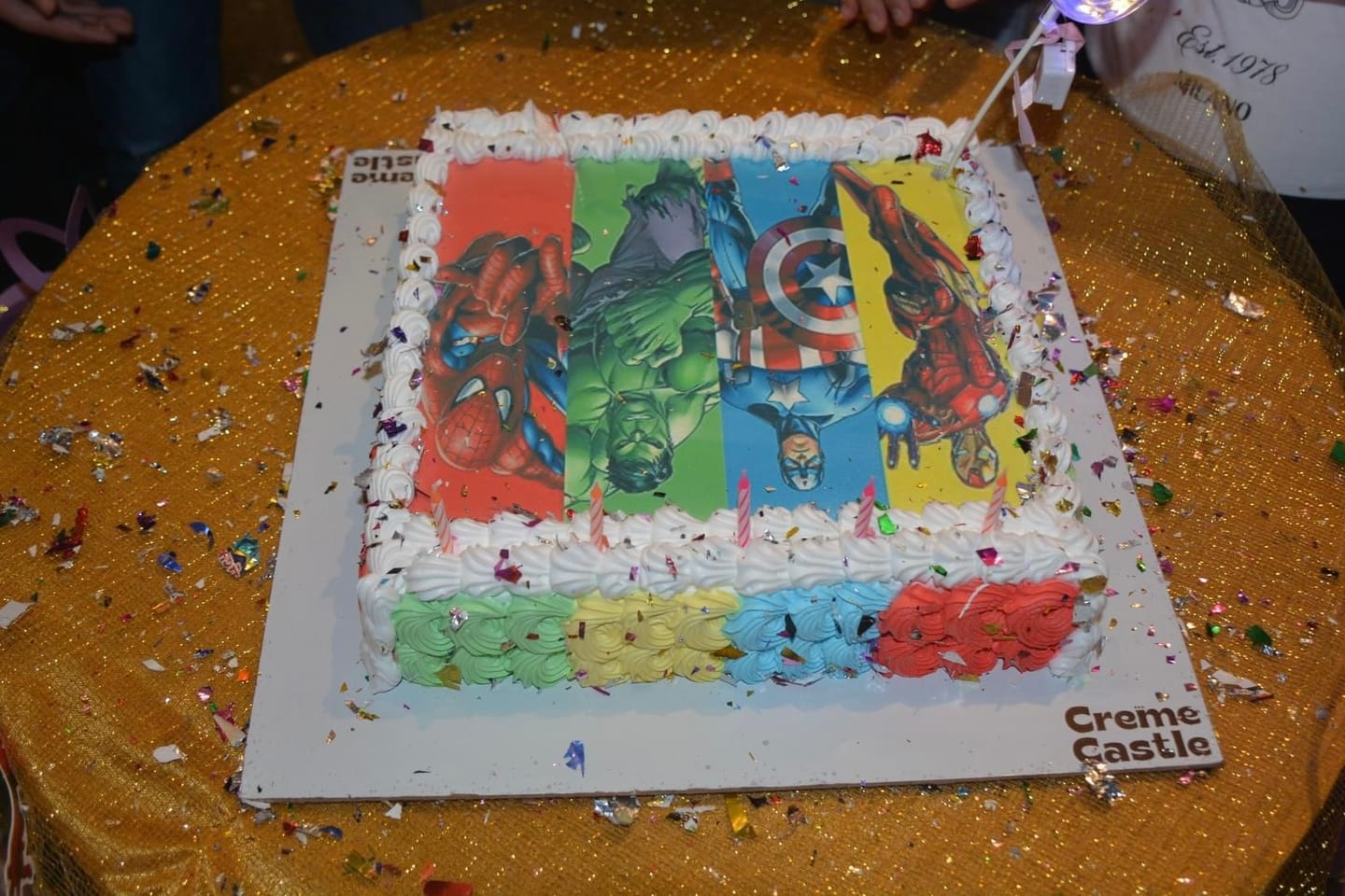Customer photo review of Customized Photo Cake