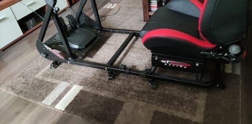 Customer photo review of Sim Racing Caster Wheels
