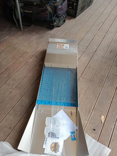 Customer photo review of 1088 Gold Rat sluice - with Mini cell Dream mat