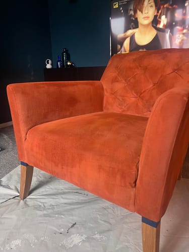 Customer photo review of Fabric Paint -- Orange