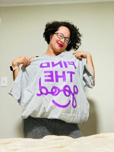 Customer photo review of "FTG" Script Tee