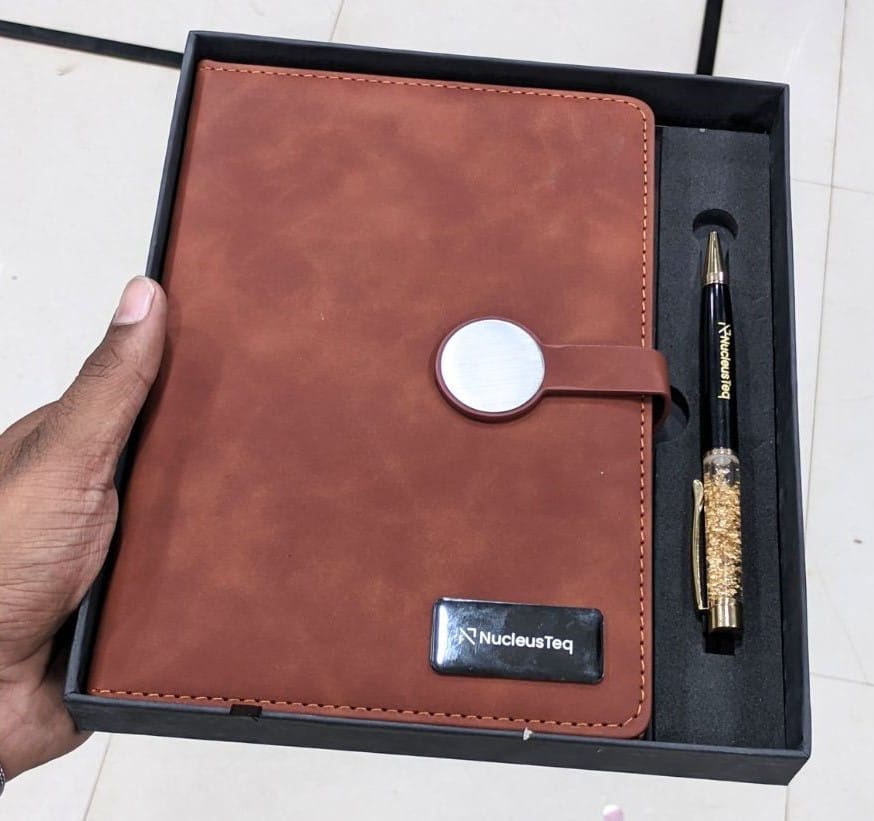 Customer photo review of 2 in 1 Diary Pen Set | Corporate Gift | PrintMine.in