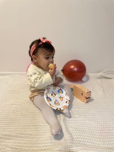 Customer photo review of Rae Knit Romper