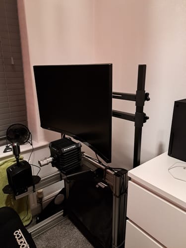 Customer photo review of Portable Monitor Stand