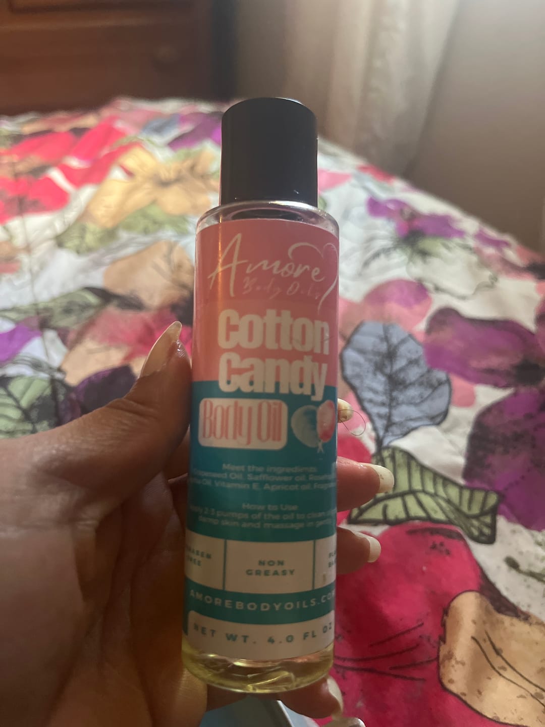 Customer photo review of Cotton Candy - Body Oil