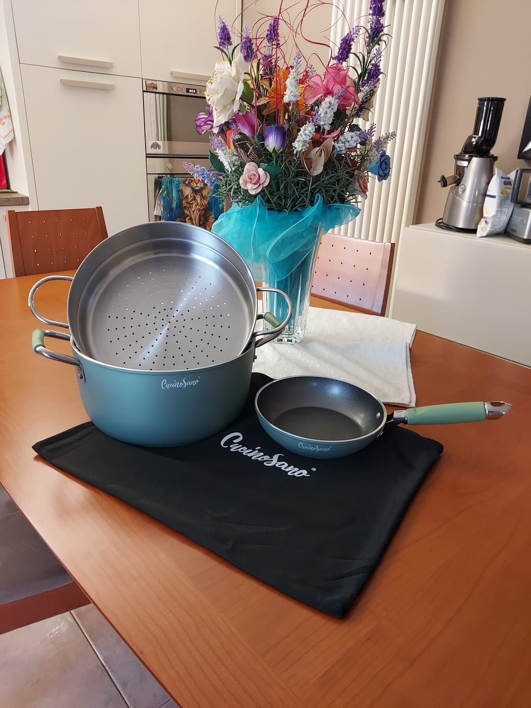 Customer photo review of Set 28cm Vaporiera + Casseruola + Coperchio