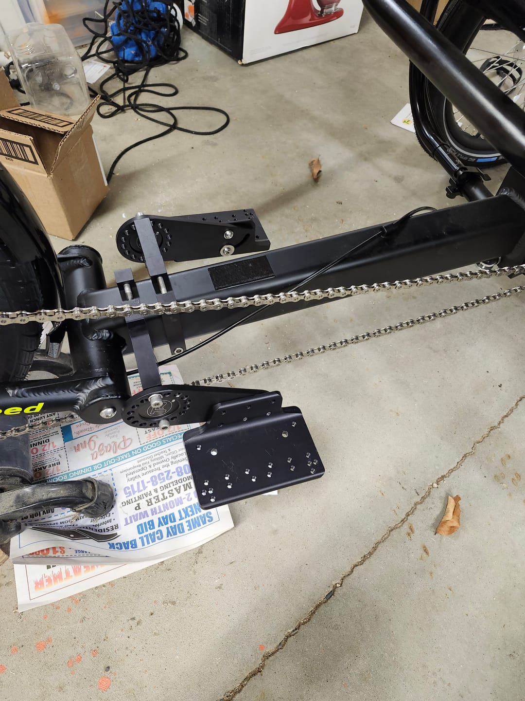 Customer photo review of Fully Configurable Battery Mount