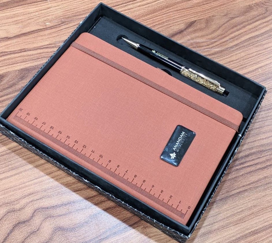 Customer photo review of 2 in 1 Diary Pen Set | Corporate Gift | PrintMine.in