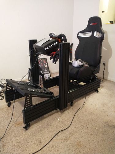 Customer photo review of Sim Racing Caster Wheels