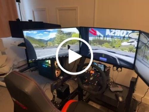 Customer photo review of PRIME Integrated Monitor Mount