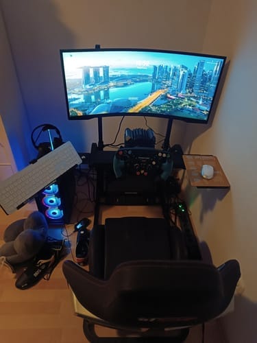 Customer photo review of ART Simulator Single Monitor Mount