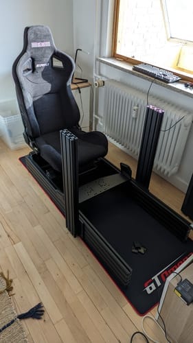 Customer photo review of Simulator Floor Mat
