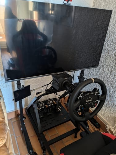 Customer photo review of Portable Monitor Stand