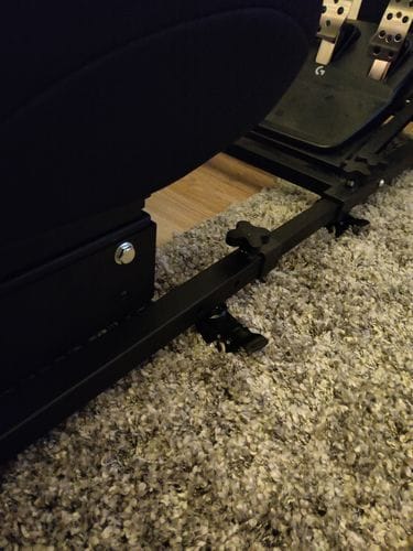 Customer photo review of Sim Racing Caster Wheels