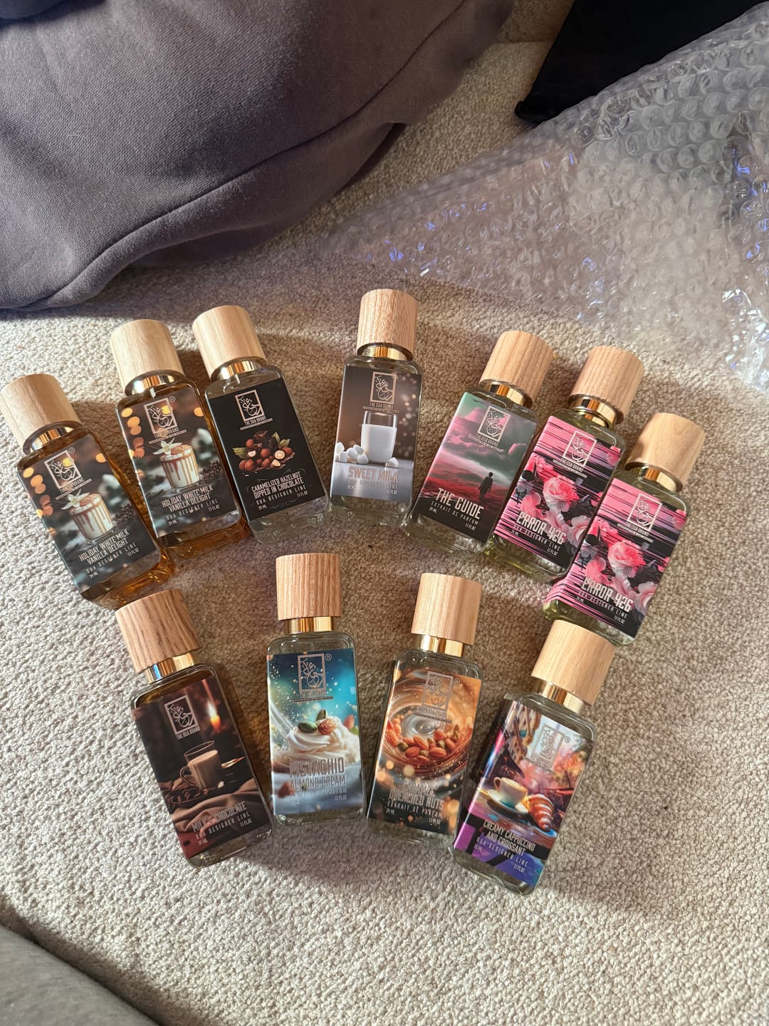 Customer photo review of Holiday White Milk Vanilla Delight