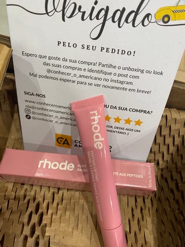 Customer photo review of peptide lip tint / ribbon