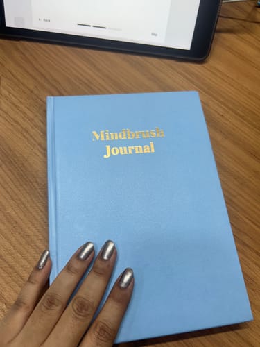 Customer photo review of Mindbrush Journal